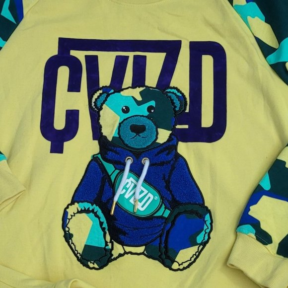 Civilized Camo Bear Men's Sweat Suit Size Pants 3XL Top 2XL - Picture 5 of 14